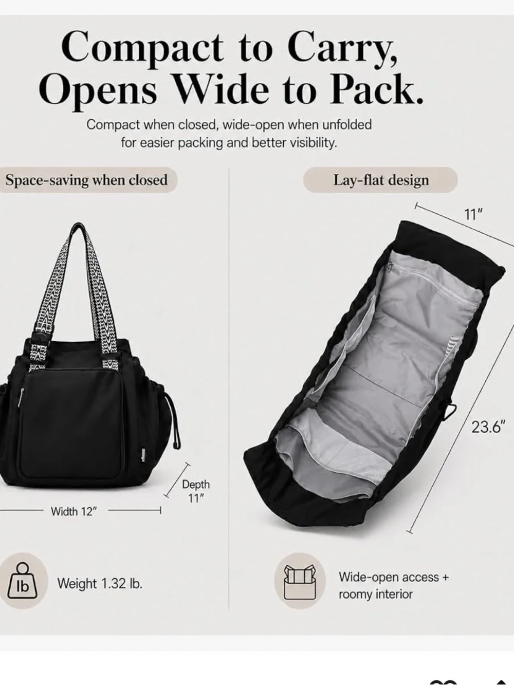 BIIVOYA Everyday Tote bag